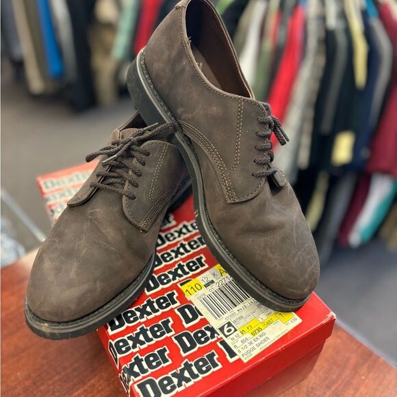 Dexter mens 8 1/2 brown shoes main image 4